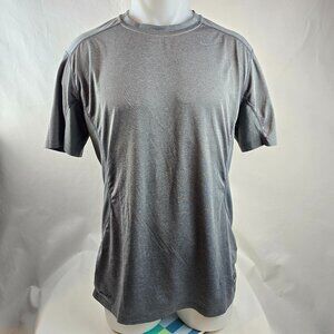 Nike Pro Combat T Shirt Mens Large Gray Fitted Dri Fit Athletic Training Tee Gym